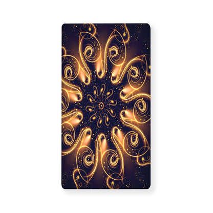 Light Fractal Print Baby Crib Sheet