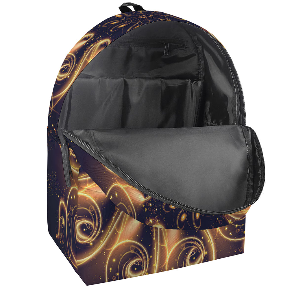 Light Fractal Print Backpack