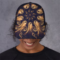 Light Fractal Print Baseball Cap