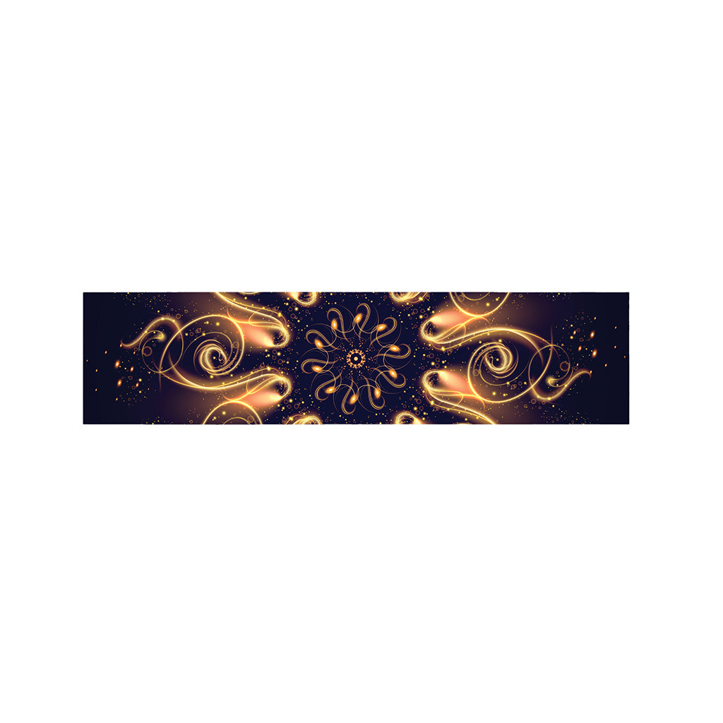 Light Fractal Print Bed Runner