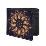 Light Fractal Print Bifold Wallet