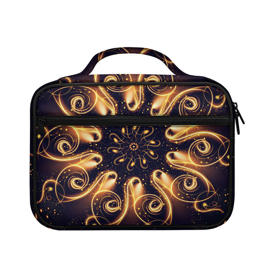 Light Fractal Print Briefcase Bible Bag