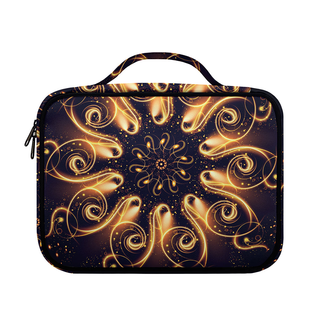 Light Fractal Print Briefcase Bible Bag