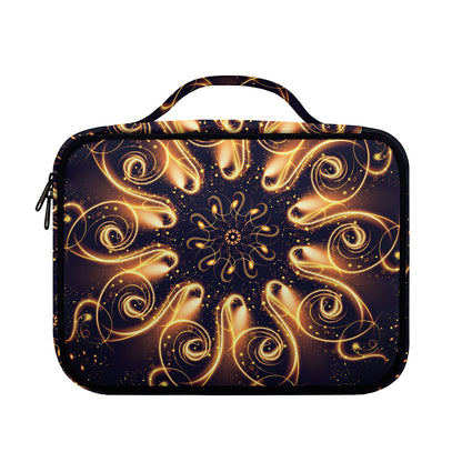 Light Fractal Print Briefcase Bible Bag