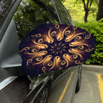 Light Fractal Print Car Side Mirror Covers