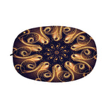 Light Fractal Print Car Side Mirror Covers