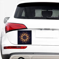 Light Fractal Print Car Sticker