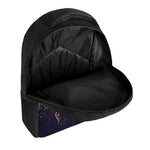 Light Fractal Print Casual Backpack