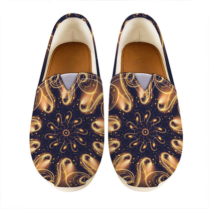 Light Fractal Print Casual Shoes