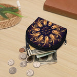 Light Fractal Print Coin Purse