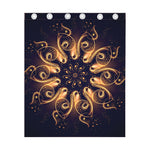 Light Fractal Print Curtain
