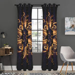 Light Fractal Print Curtain