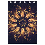 Light Fractal Print Curtain