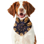 Light Fractal Print Dog Bandana