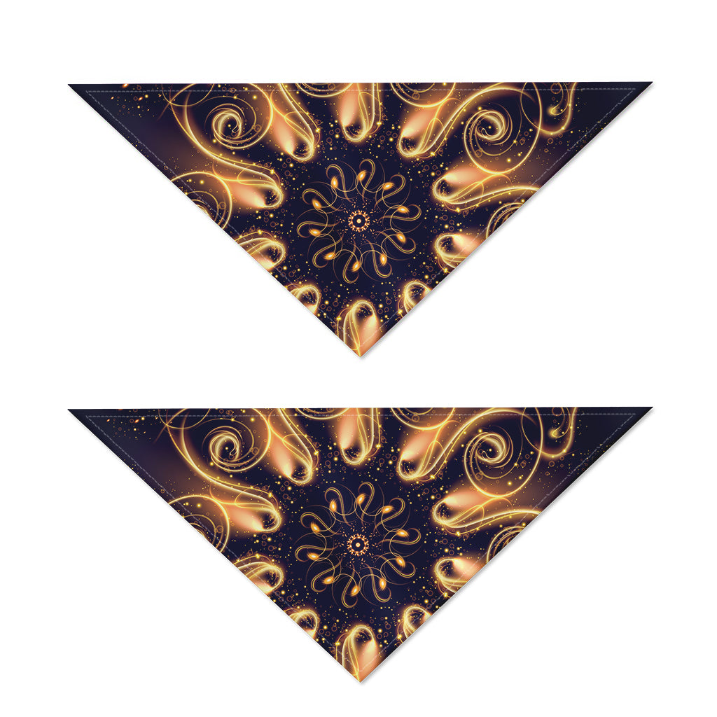 Light Fractal Print Dog Bandana