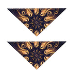 Light Fractal Print Dog Bandana