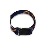 Light Fractal Print Dog Collar