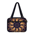 Light Fractal Print Double Strap Bible Bag