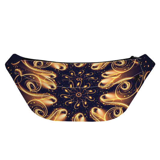Light Fractal Print Fanny Pack
