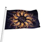 Light Fractal Print Flag