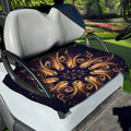 Light Fractal Print Golf Cart Seat Cover