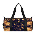 Light Fractal Print Gym Bag
