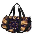 Light Fractal Print Gym Bag