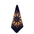 Light Fractal Print Hand Towel