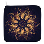Light Fractal Print Hand Towel