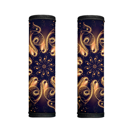 Light Fractal Print Handle Covers