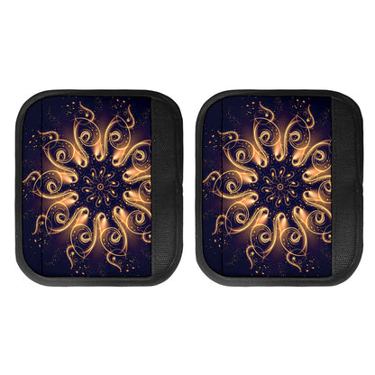 Light Fractal Print Handle Covers
