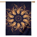 Light Fractal Print House Flag