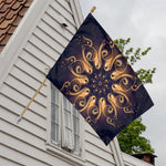 Light Fractal Print House Flag
