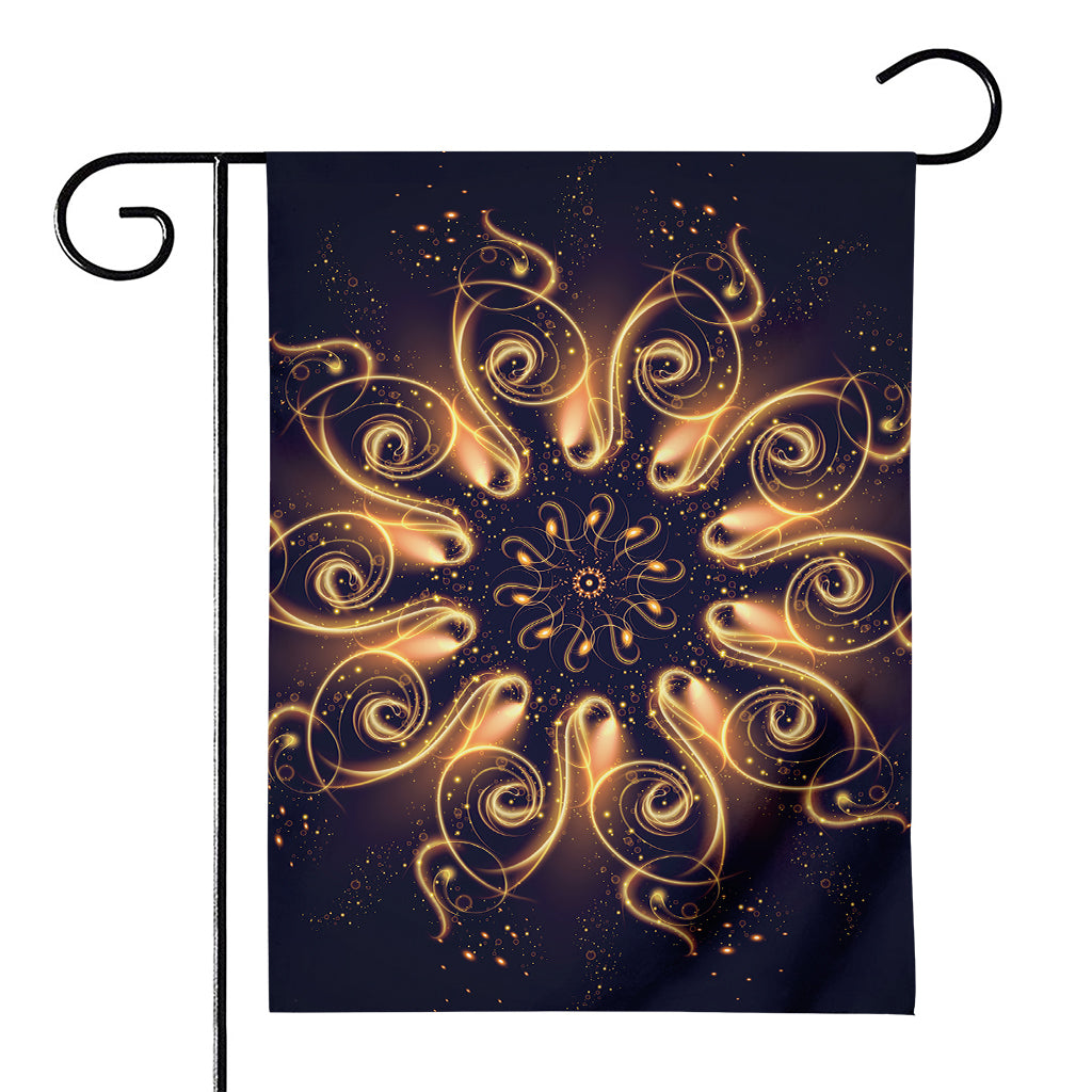 Light Fractal Print House Flag