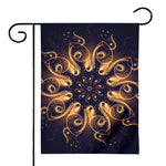 Light Fractal Print House Flag