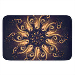 Light Fractal Print Indoor Door Mat
