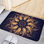 Light Fractal Print Indoor Door Mat