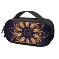 Light Fractal Print Portable Cooler Travel Case