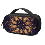 Light Fractal Print Insulin Cooler Travel Case