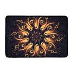 Light Fractal Print Kitchen Mat