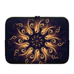 Light Fractal Print Laptop Sleeve