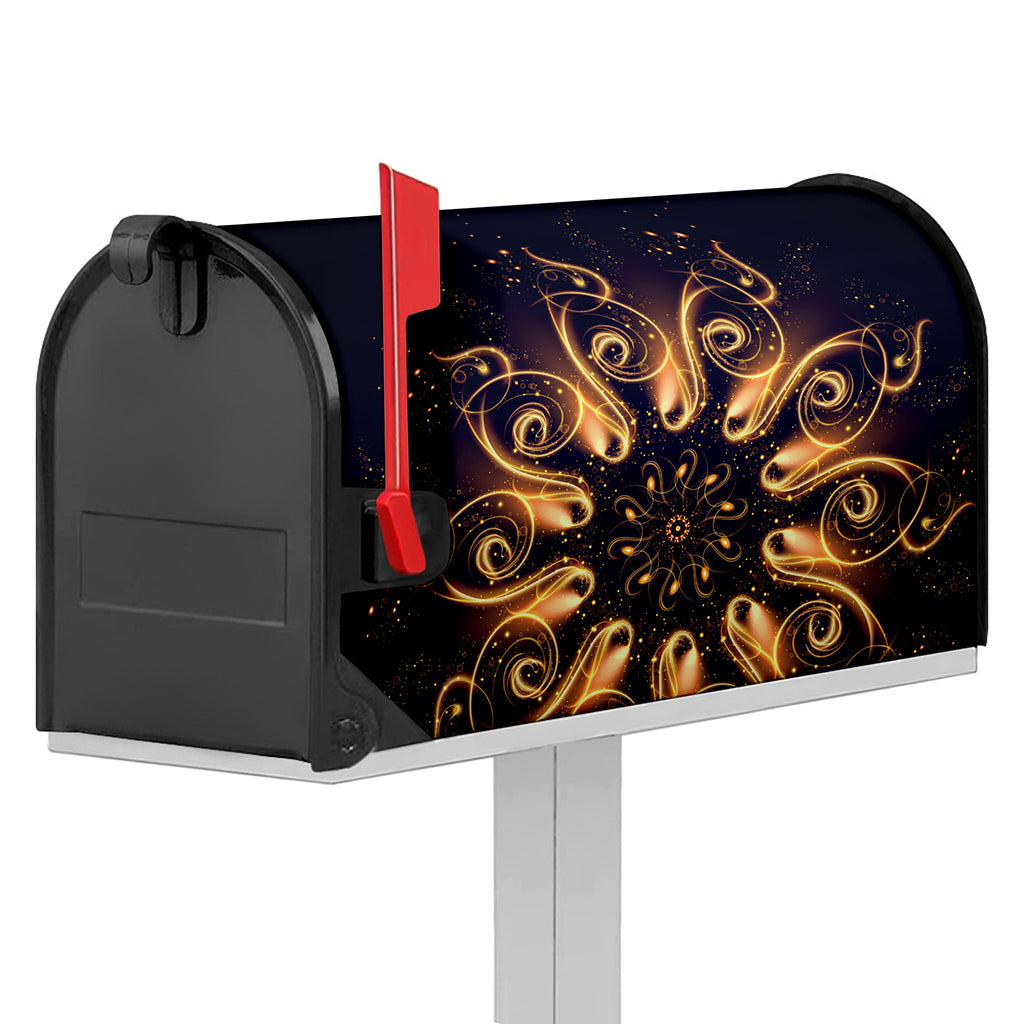 Light Fractal Print Mailbox Cover