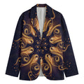 Light Fractal Print Men's Blazer