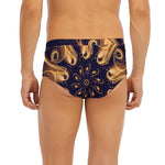 Light Fractal Print Men's Briefs