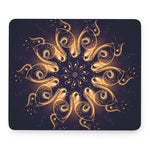 Light Fractal Print Mouse Pad