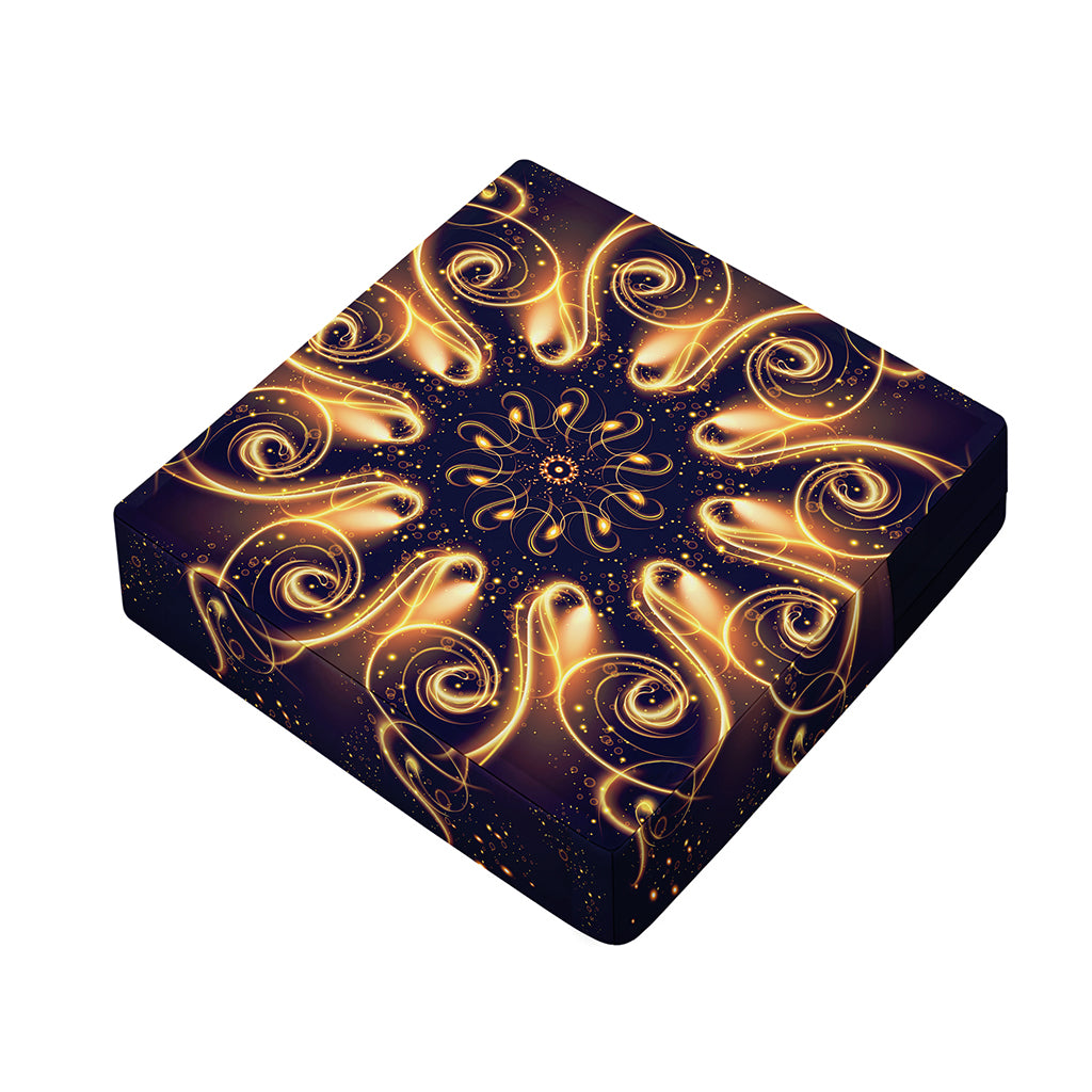 Light Fractal Print Outdoor Seat Cushion Cover