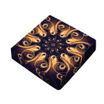 Light Fractal Print Outdoor Seat Cushion Cover