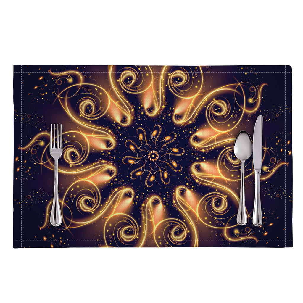 Light Fractal Print Placemat