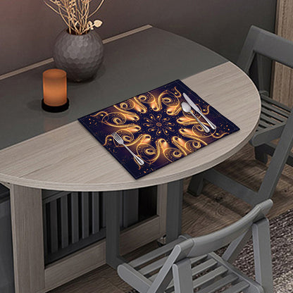 Light Fractal Print Placemat