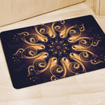 Light Fractal Print Polyester Doormat